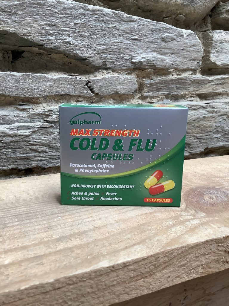 Max strength cold and flu capsules – Siop Y Pentre