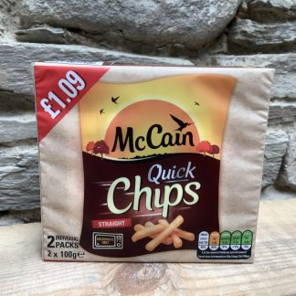 Mc cain Quick chips. Microwaveable