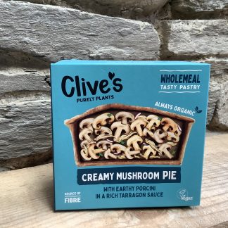 Clives creamy mushroom pie
