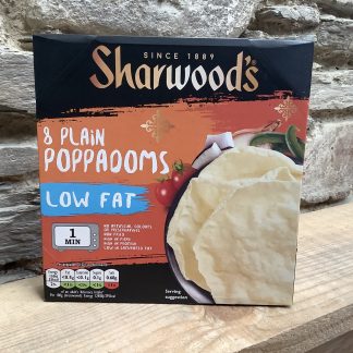 Sharwoods. Plain Poppadoms