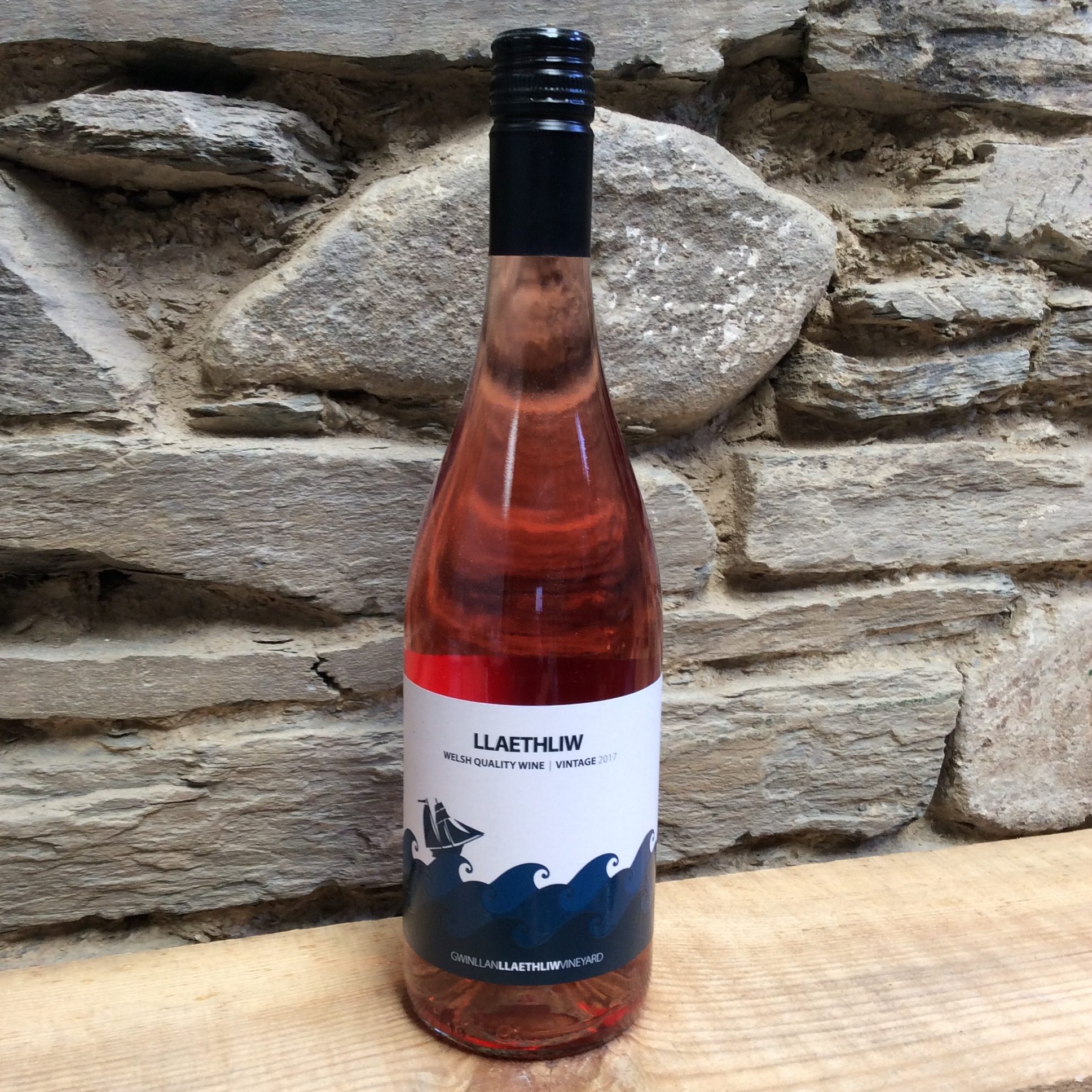 Llaethliw. Local Welsh Wine. Rose. 750ml