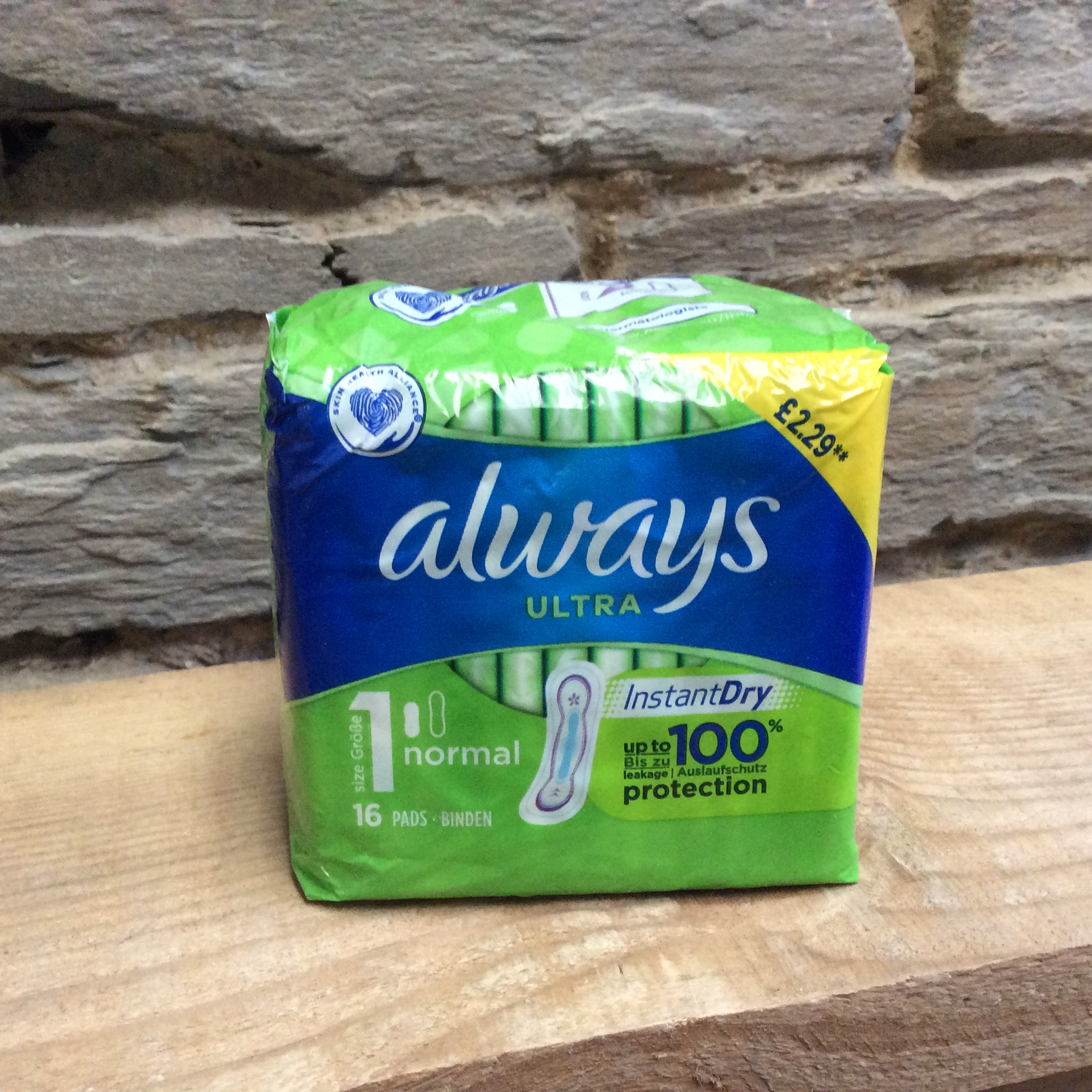 Always Sanitary Towels. Normal Siop Y Pentre