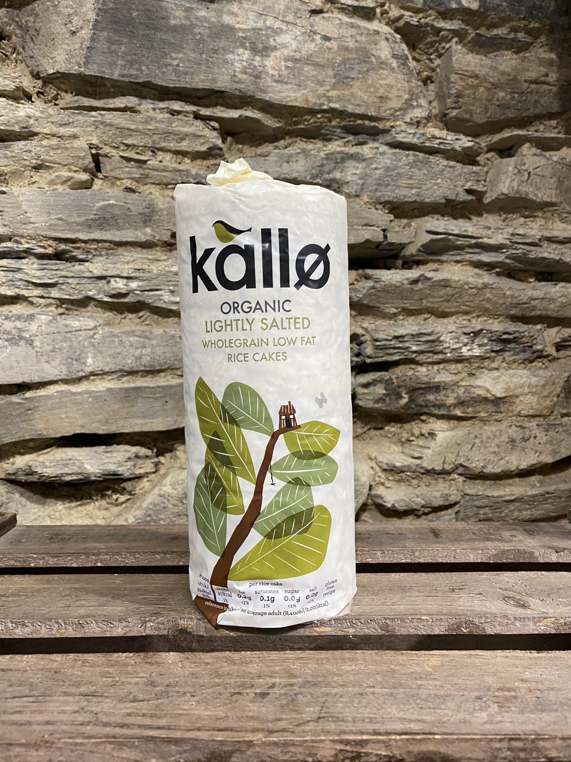 Kallo. Organic Lightly Salted Rice Cakes. 130g
