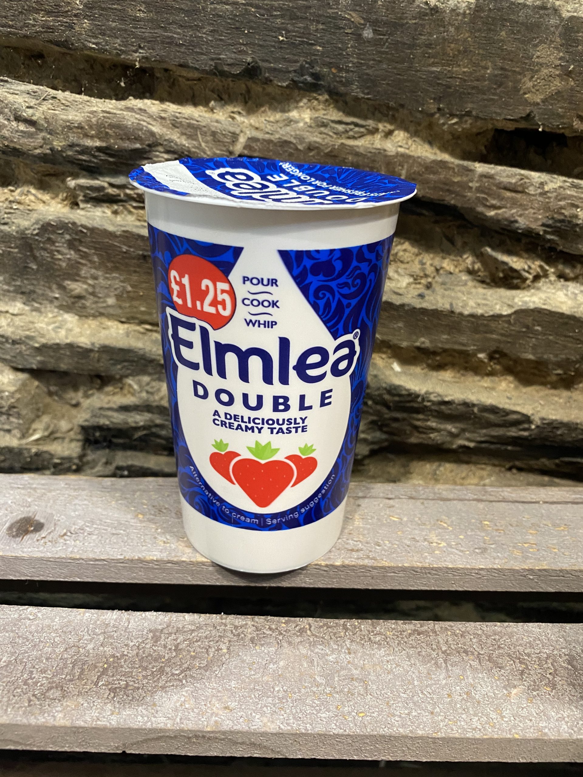 Elmlea. Double Cream. 270ml Siop Y Pentre