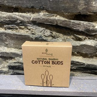 Eco Living. Organic Bamboo and Cotton Buds