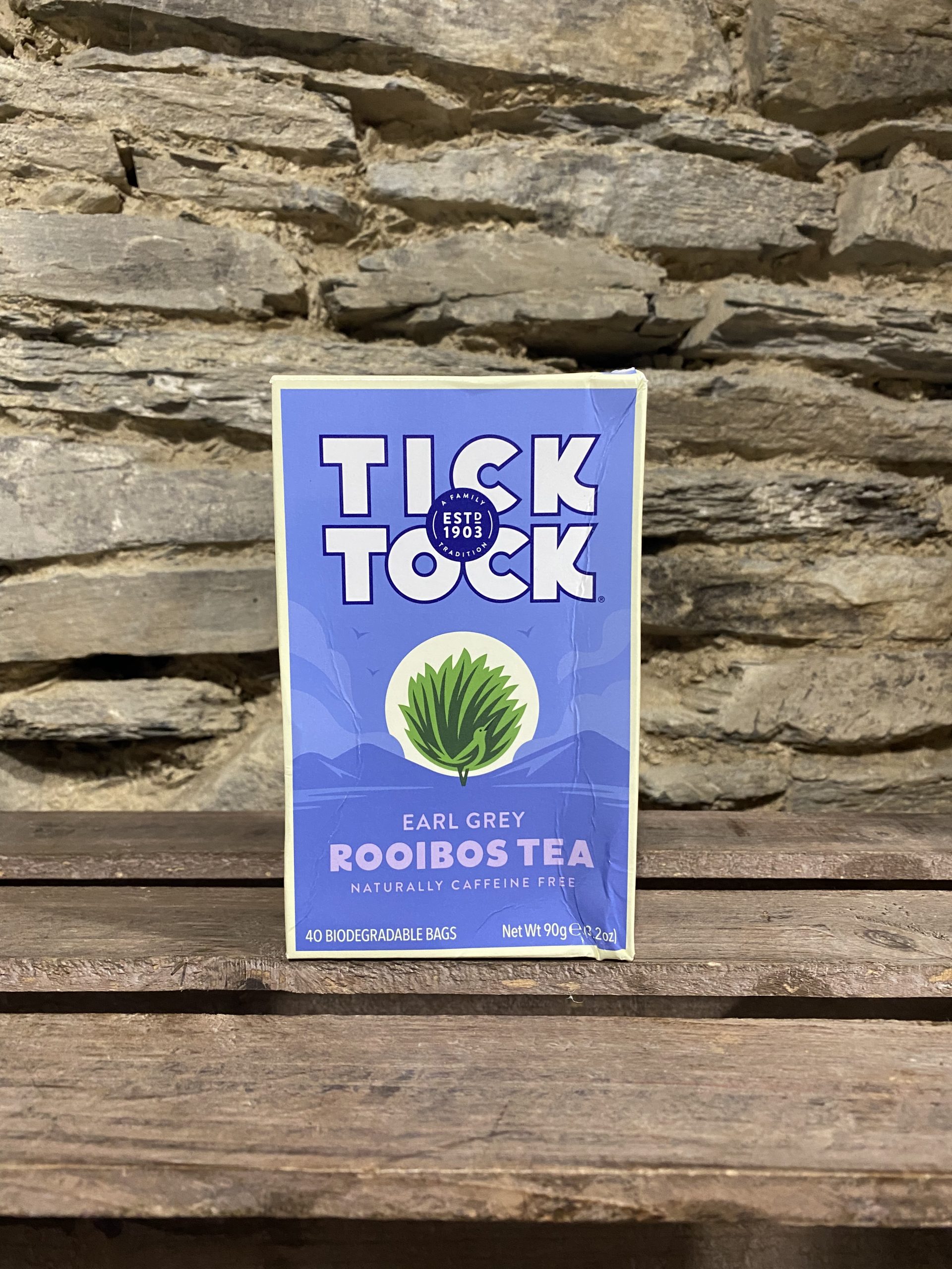 Tick Tock. Earl Grey. Rooibos Tea. 40 x Bags Siop Y Pentre
