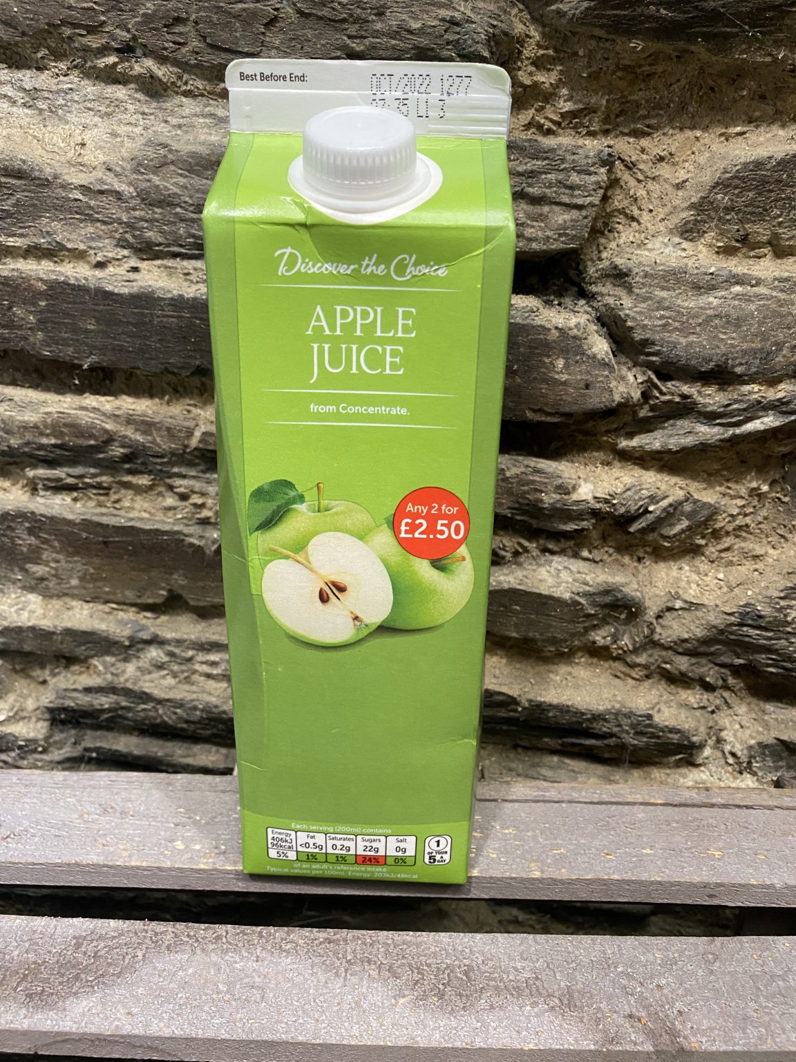 Discover The Choice. Apple Juice. 1 Litre Siop Y Pentre