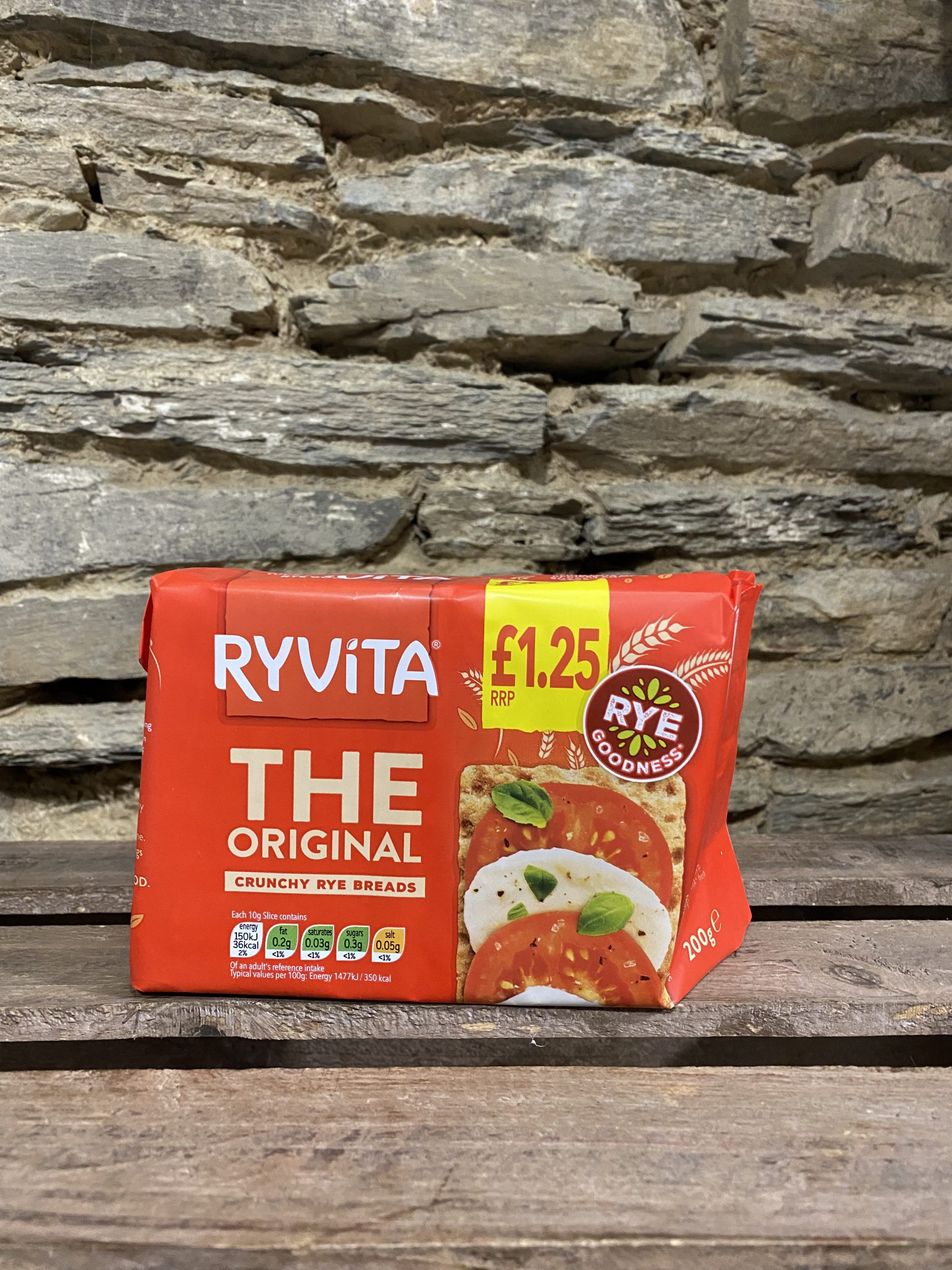 Ryvita. Original Rye Crackers. 200g Siop Y Pentre