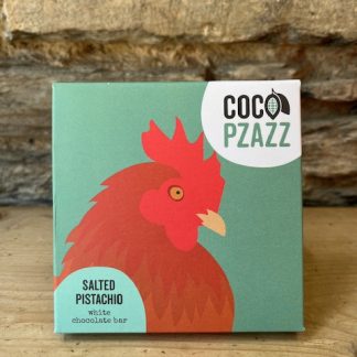 Coco Pzazz Salted Pistachio White Chocolate 80g