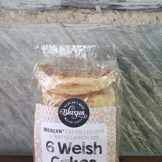 Blasus Welshcakes. Merlyn® Cream Liqueur; White Chocolate Welshcakes