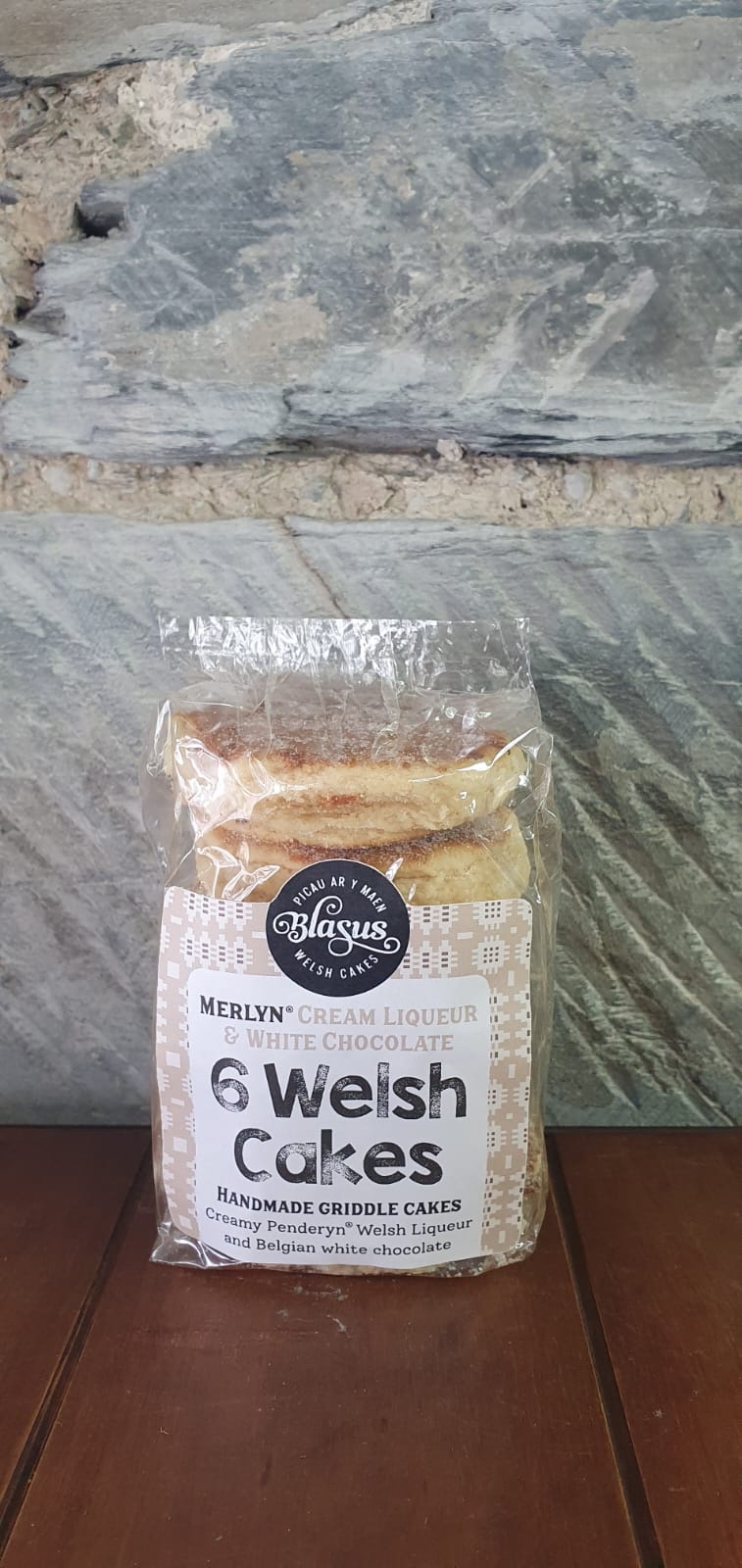 Blasus Welshcakes. Merlyn® Cream Liqueur; White Chocolate Welshcakes