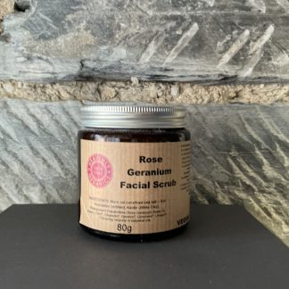 Heavenly organics Rose and geranium facial scrub