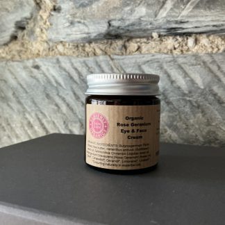 Heavenly Organics Rose and Geranium eye and face cream