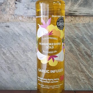 Pembrokeshire Gold Rapeseed Oil Garlic Infused