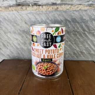 Free and Easy Sweet Potato, Coconut and Kale Curry
