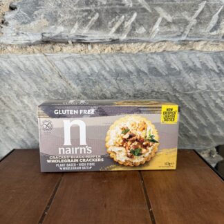 Nairn’s. Cracked Black Pepper Wholegrain Crackers