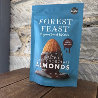 Forest Feasts Salted Dark Chocolate Almonds 120g