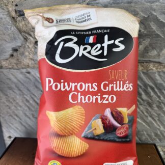 Brets Poivrons Grilles Chorizo Crisps 125g