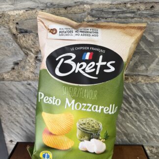 Brets Pesto Mozerella Crisps 125g
