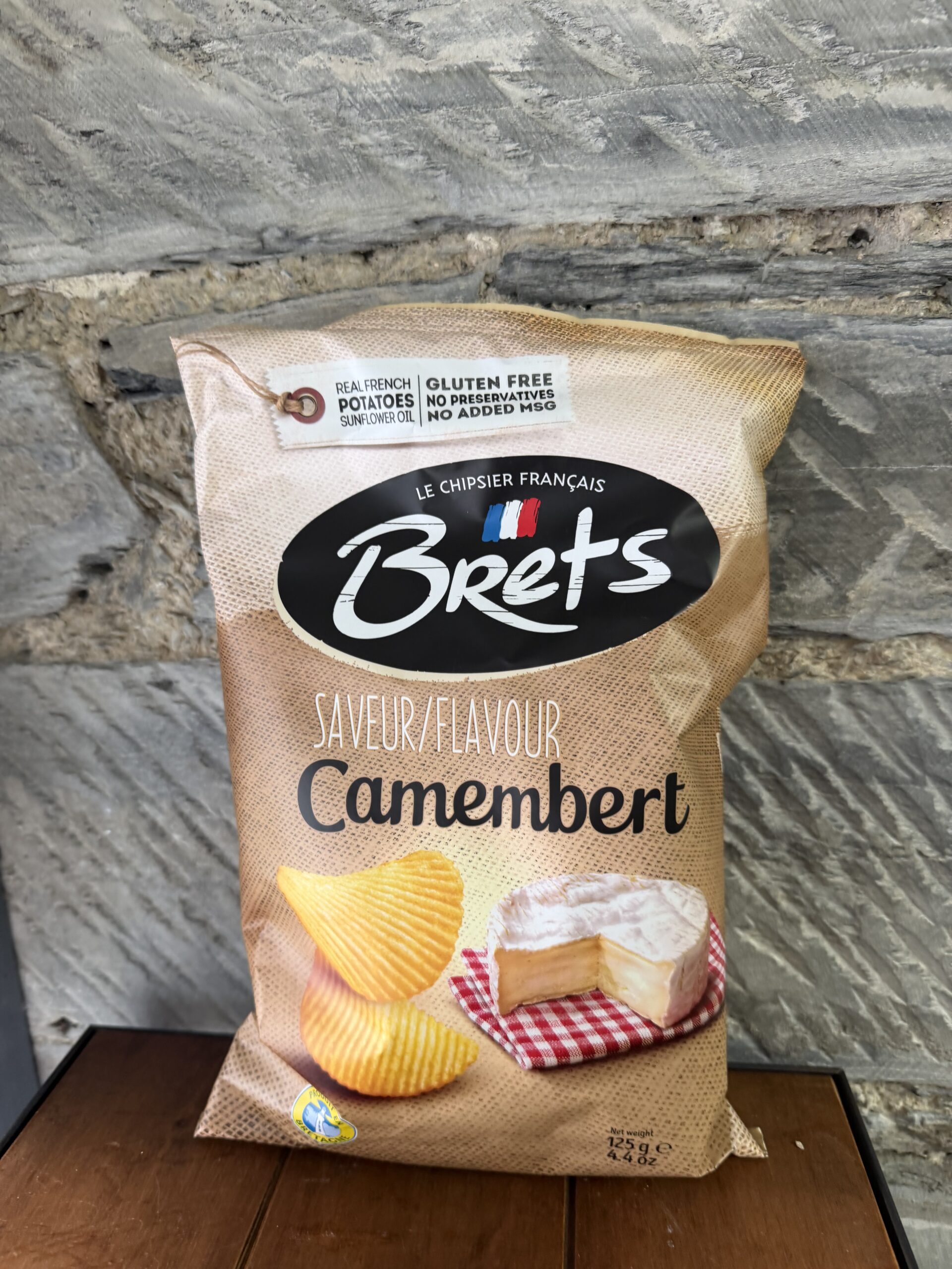 Brets Camembert Crisps 125g